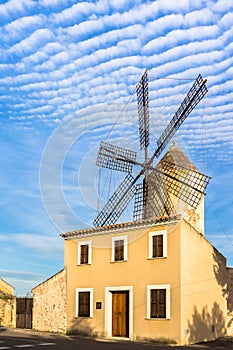 Windmill in Llubi Mallorca