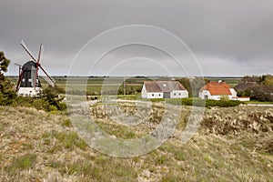 Windmill on the Mando island - Denmark photo