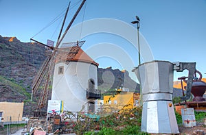 Windmill at Mogan, Gran Canaria, Canary Islands, Spain photo