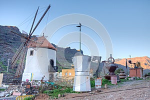 Windmill at Mogan, Gran Canaria, Canary Islands, Spain photo