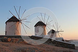 Windmill, Mykonos, Greece photo