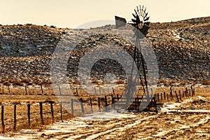 Windmill Near Big Alkali Lake