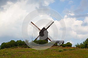 Windmill Near Pudagla, Usedom Island, Germany