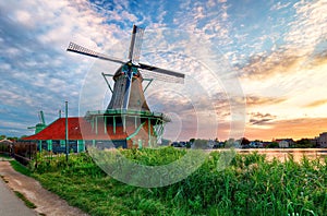 Windmill in Netherlands