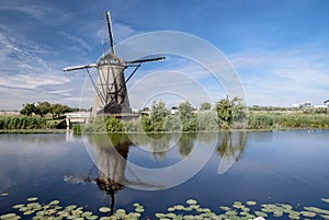 Windmill in the Netherlands Kinderdijk