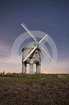 Windmill at night