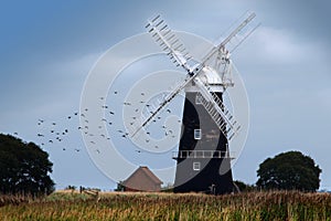 Windmill on Norfolk Broads photo