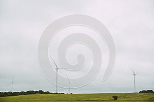 Windmill in the north of spain photo