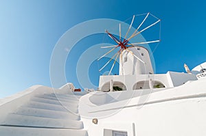 Windmill at Oia, Santorini.