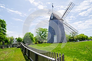Windmill in one of the towns on Long Island, New York. photo