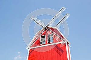 Windmill over the roof