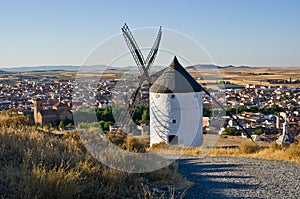 Windmill overlooking Consuegra photo