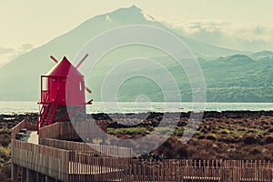 Windmill in Pico Island