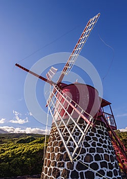 Windmill on Pico Island, Azores