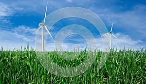 Windmill power generator.