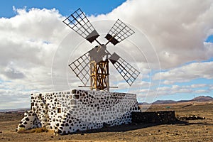 Windmill in puerto de lajas photo