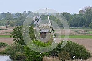 Windmill, River Ant, How Hill, Ludham, Norfolk, England, UK