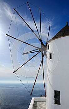 Windmill in Santorini