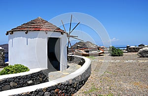 Windmill in Santorini