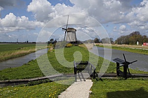 Windmill in Schermer Holland Land of Leegwater
