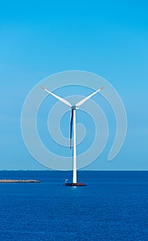 Windmill at sea