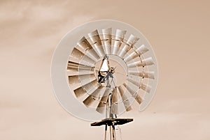 Windmill in Sepia