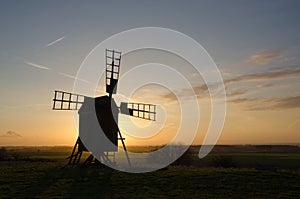 Windmill silhouette