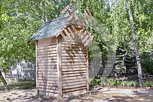Windmill, sky clouds.