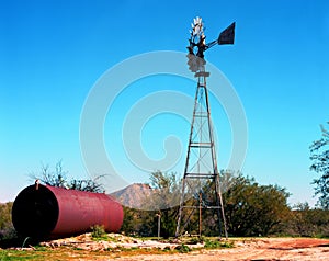 Windmill and Storage Tank