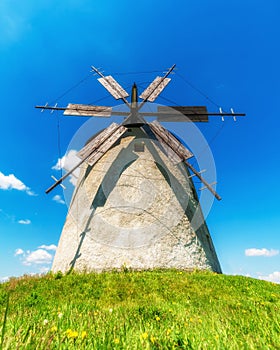 Windmill in the sunhine