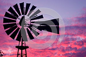 Windmill at Sunset