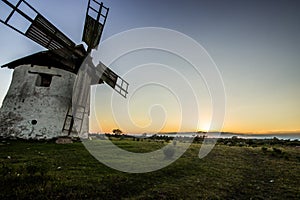 Windmill at Sunset