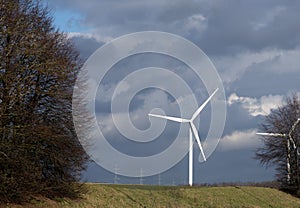 Windmill turbine generate green energy