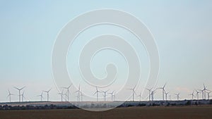 Windmill turbines harnessing clean, green technology