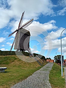 Windmill in Vleteren, Belgium