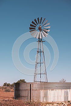 Windmill water pump