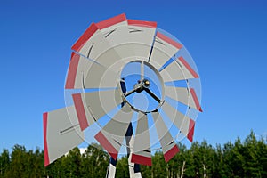 Windmill Weathervane on Summer Day