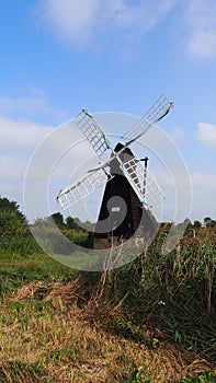 Windmill at Wicken Fen, England