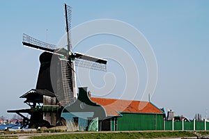 Windmill at Zaanse Schans, Holland