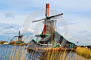 Windmill in Zaanse Schanse