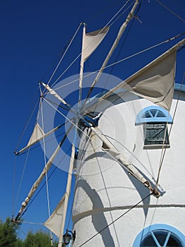 Windmill on Zakynthos Greece