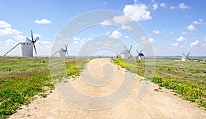 Windmills in Campo de Criptana