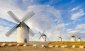 windmills, Campo de Criptana, Castile-La Mancha, Spain