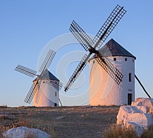Windmills of Campo de Criptana - La Mancha - Spain photo