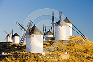 windmills, Consuegra, Castile-La Mancha, Spain