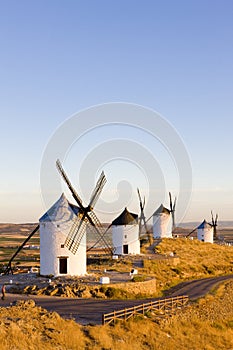 windmills, Consuegra, Castile-La Mancha, Spain