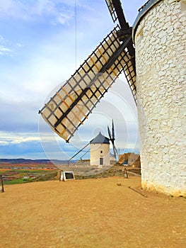 Windmills in Consuegra Spain photo