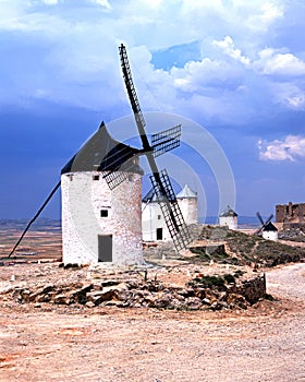 Windmills, Consuegra, Spain.