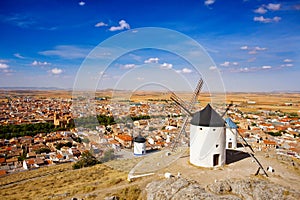 Windmills in Consuegra, Spain