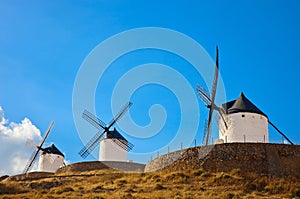 Windmills in Consuegra, Spain photo